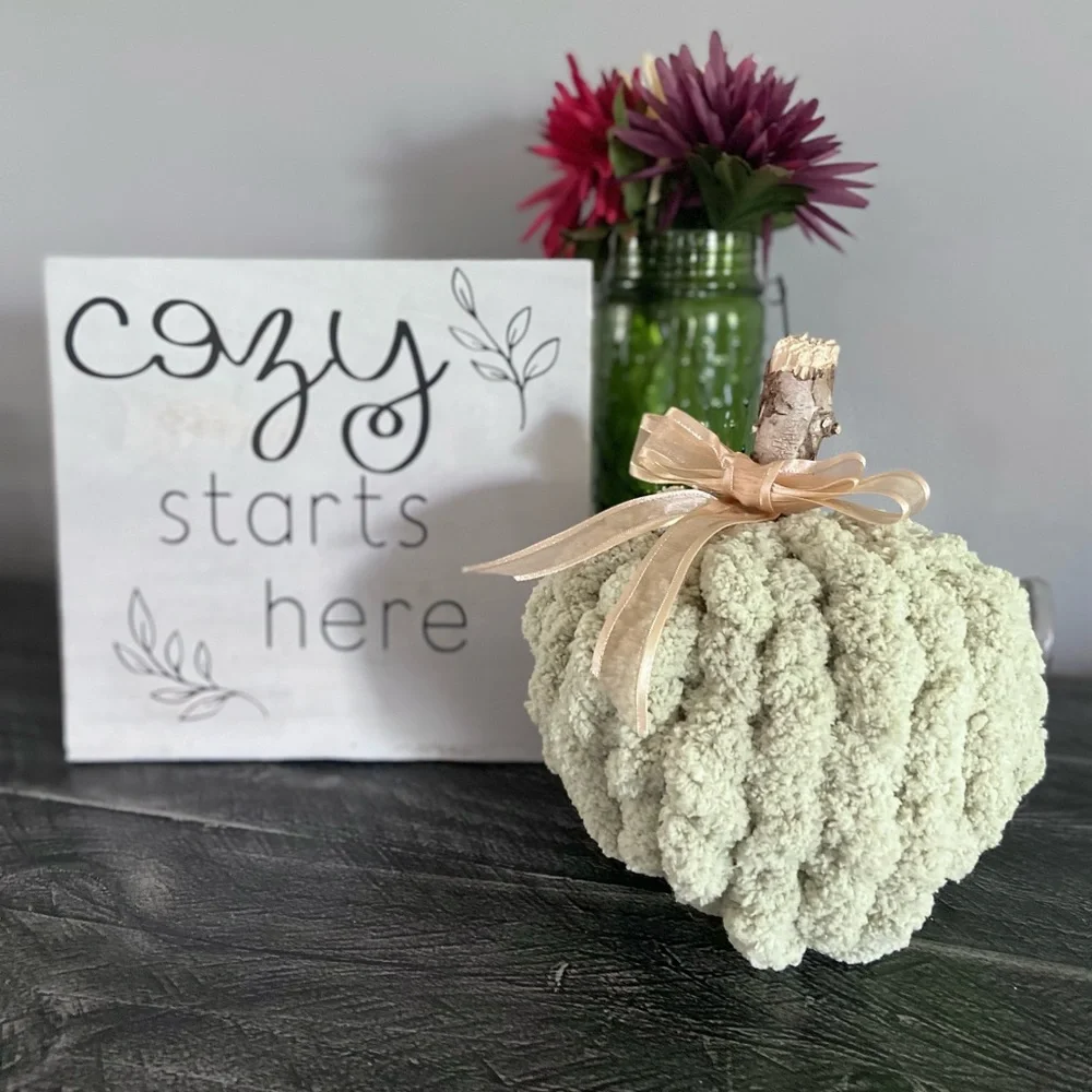 Cozy Starts Here Rustic Wood Sign